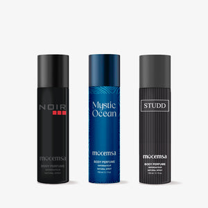 Body Perfume Gift Pack (Noir, Mystic Ocean, Studd) – mocemsa